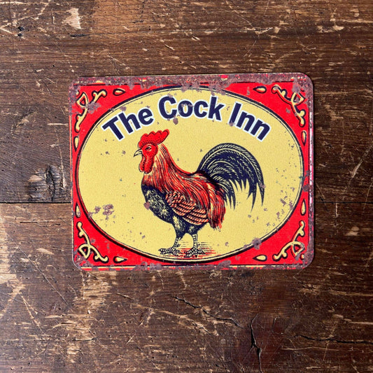Home Pub Bar The Cock Inn Cockeral | Metal Sign
