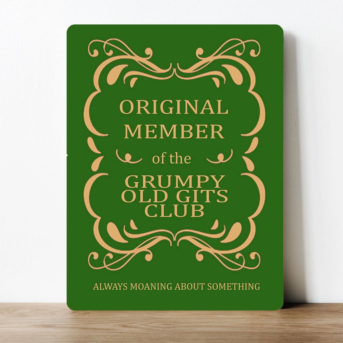 Grumpy Old Gits Club Members | Metal Sign Plaque