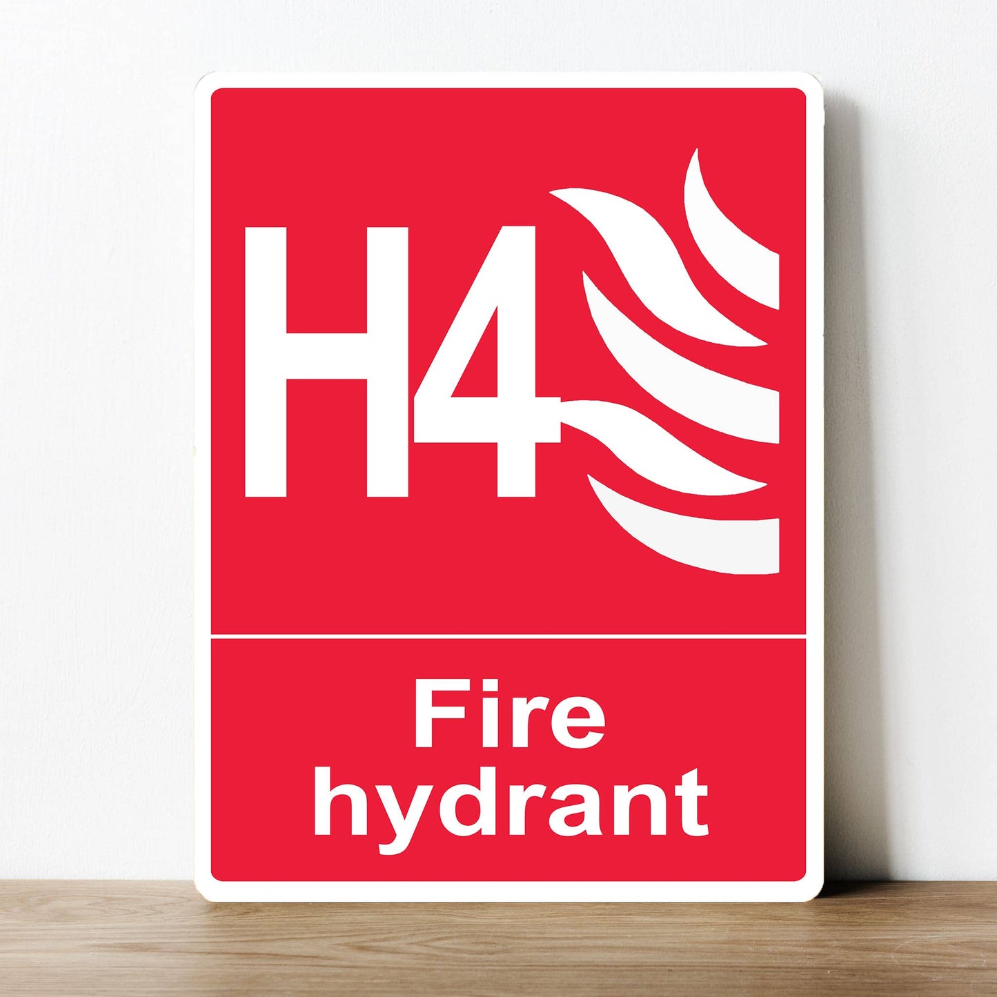 Fire Hydrant Signage H4 | Metal Sign Plaque