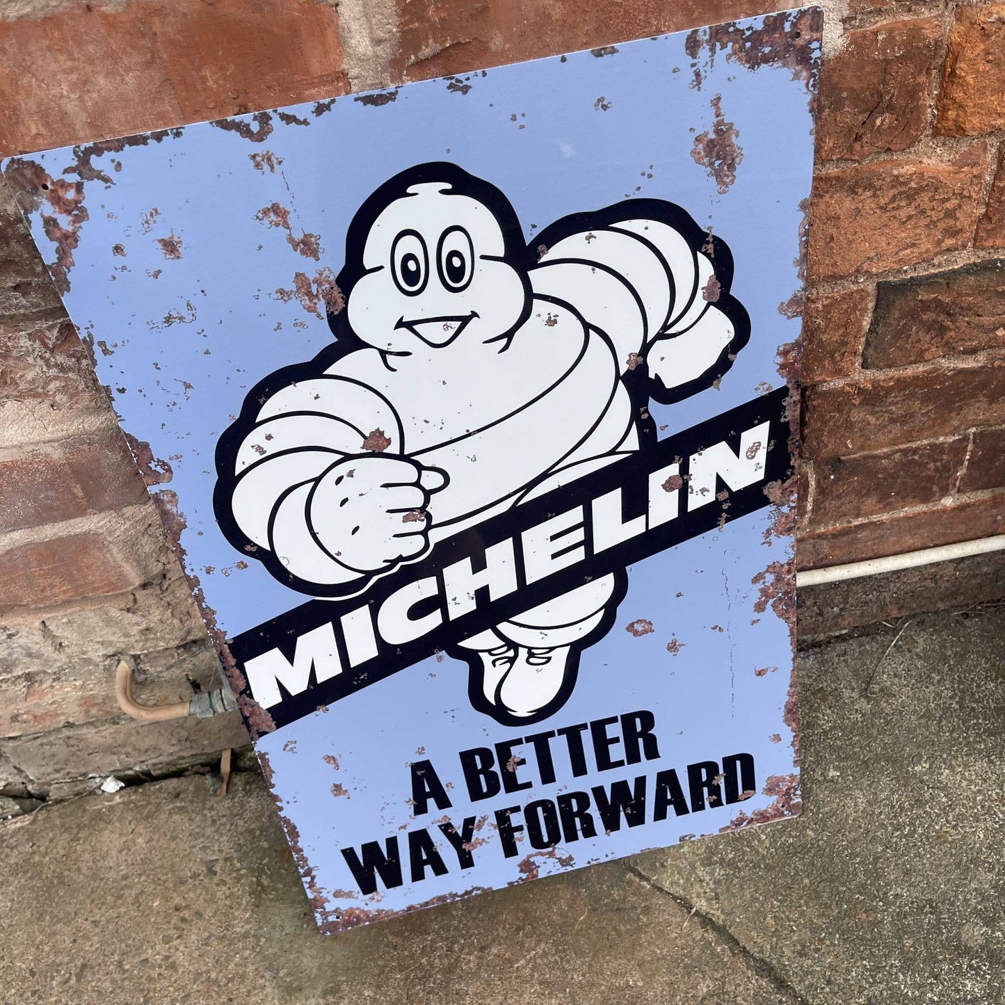 Michelin A Better Way Forward Tires | Metal Vintage Sign