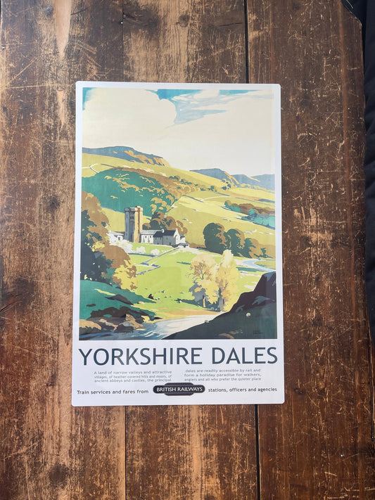 Yorkshire Dales | British Railways | Metal Sign