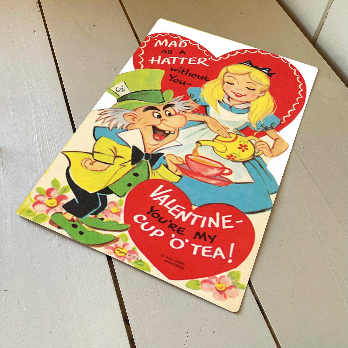 Mad as a Hatter Alice in wonderland | Metal Sign