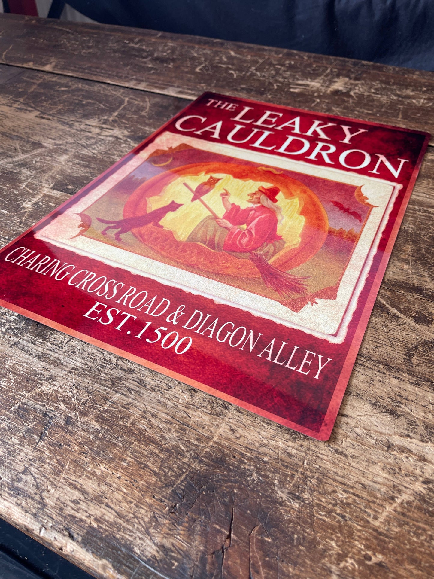 Leaky Cauldron Harry potter | Metal Movie Wall Sign