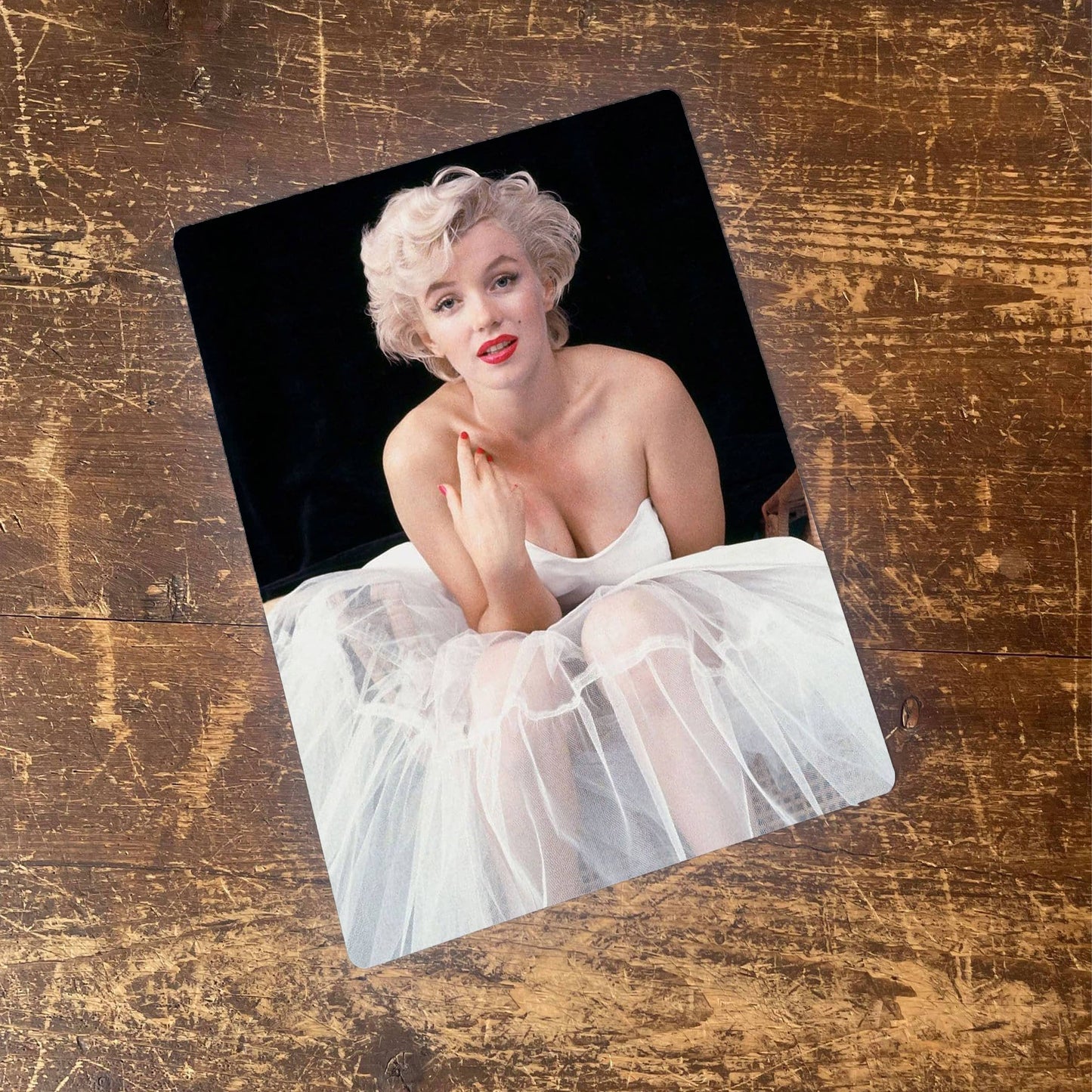 Marilyn Monroe Ballet Colour | Metal Advertising Wall Sign