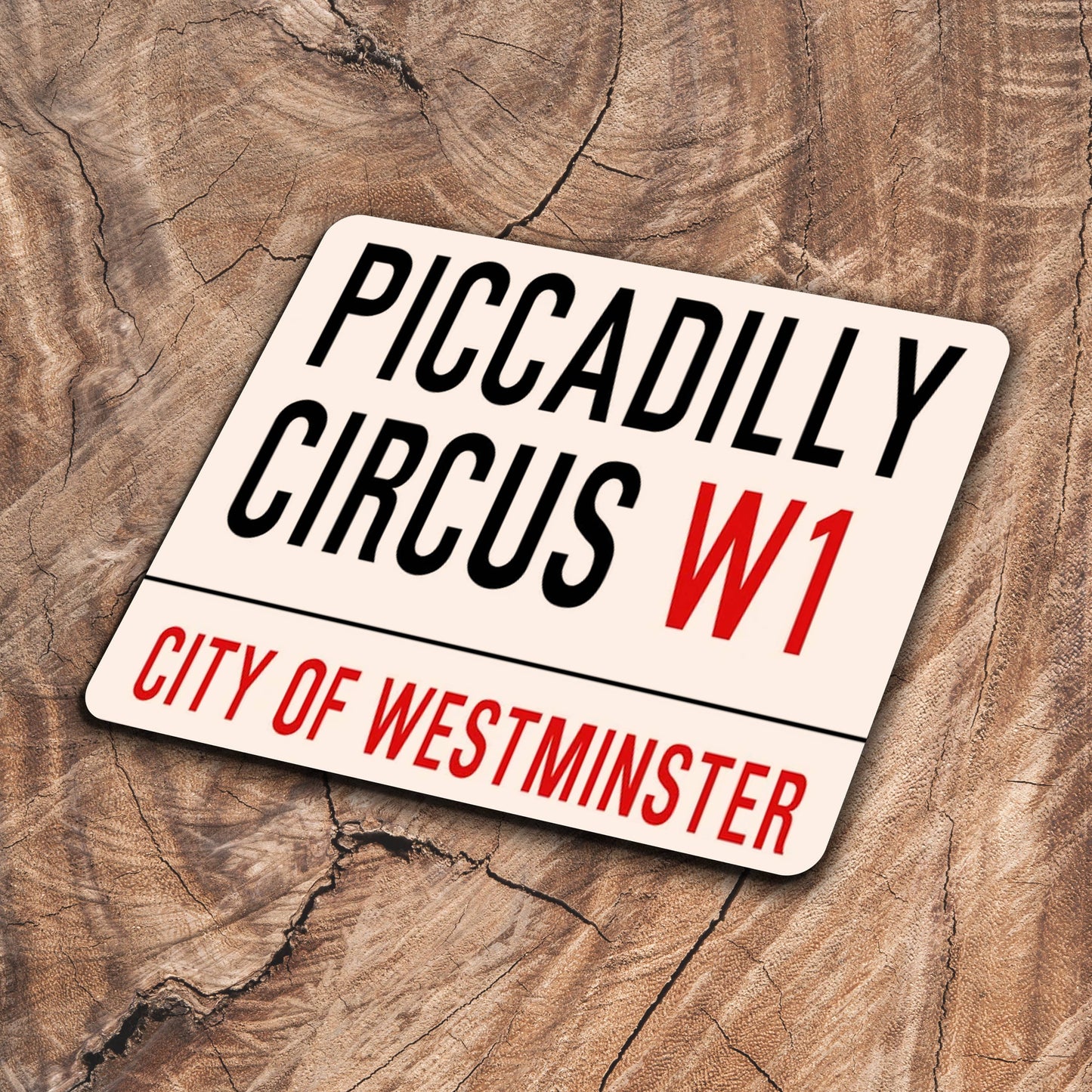 Piccadilly Circus London England Street Metal Sign