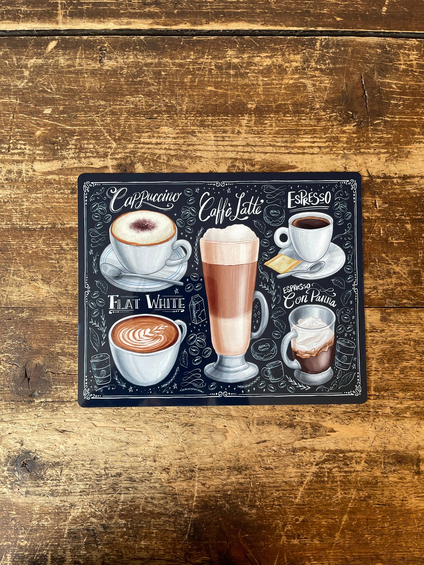 Fresh Roast Coffee Menu 1 | Metal Vintage Wall Sign