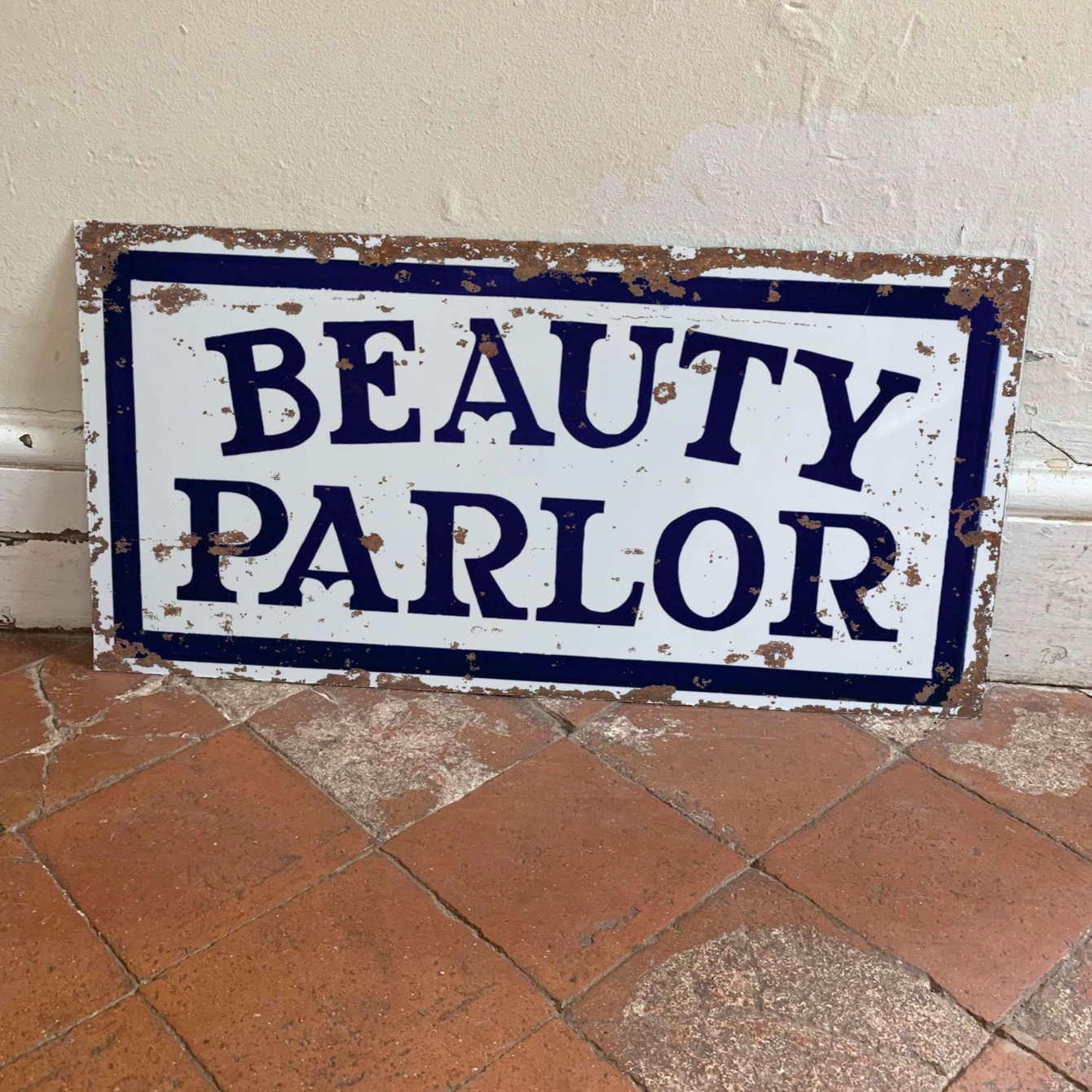 Beauty Parlour - | Metal Advertising Wall Sign