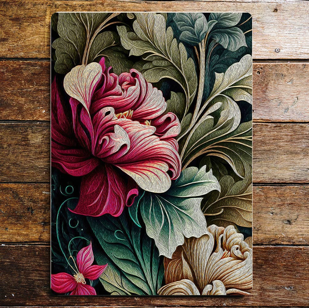 Floral | Metal Sign Plaque