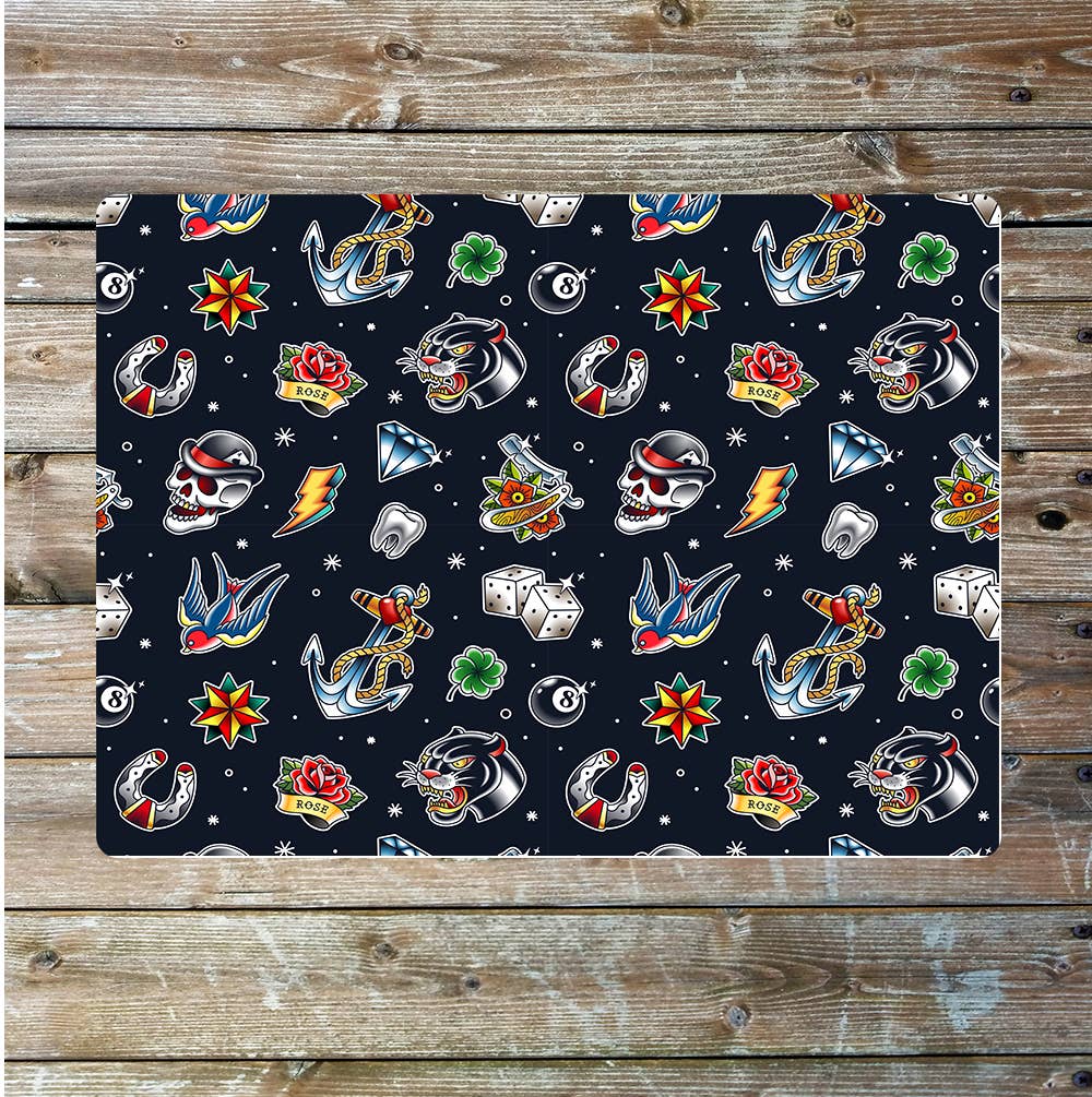 Tattoo old school art Metal Sign Plaque