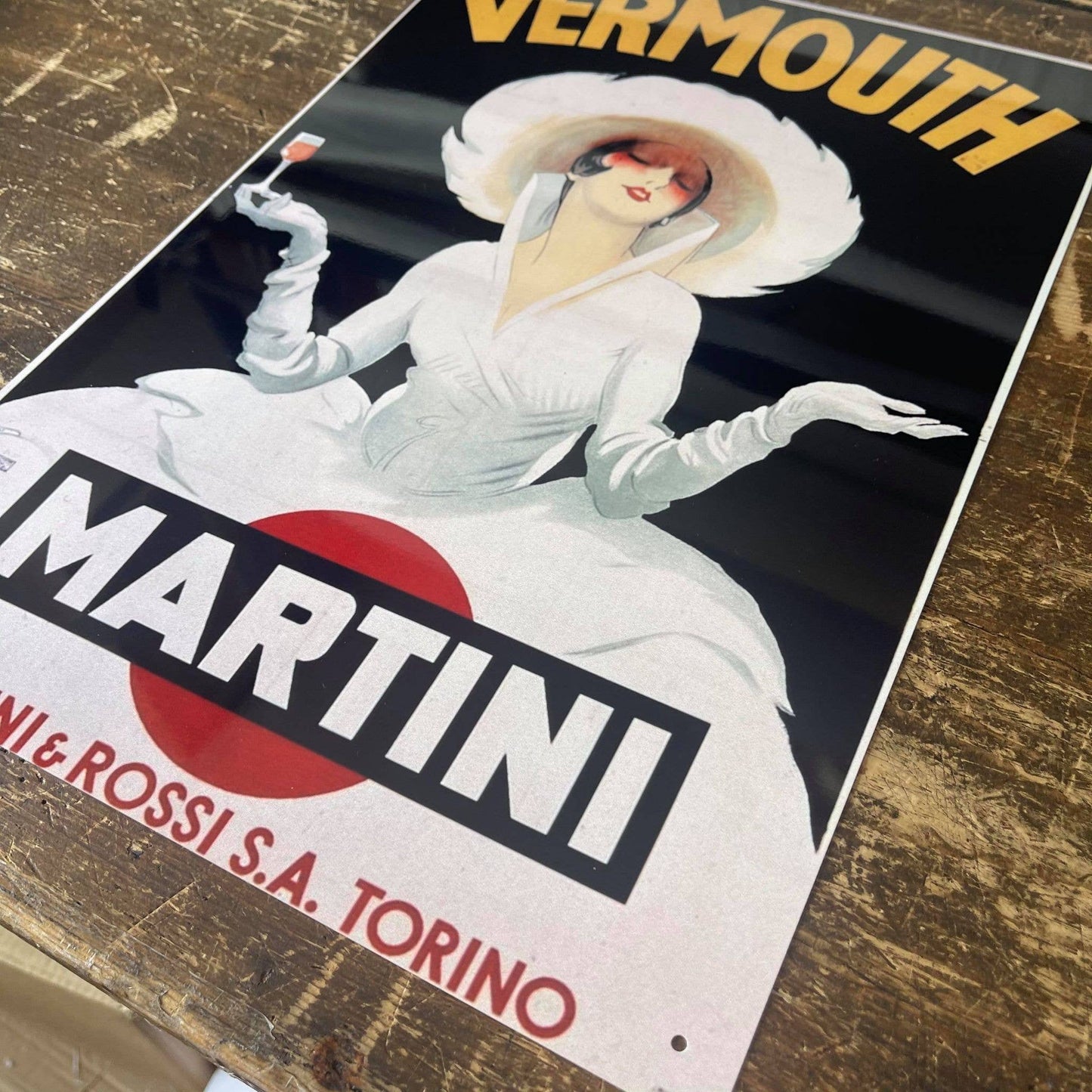 Vermouth Martini Drink | Metal Advertising Wall Sign