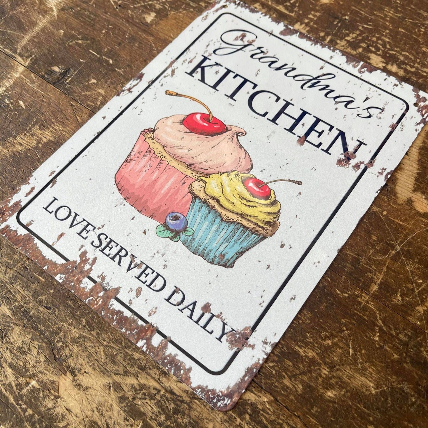 Grandma kitchen Sign Personalised | Metal Sign
