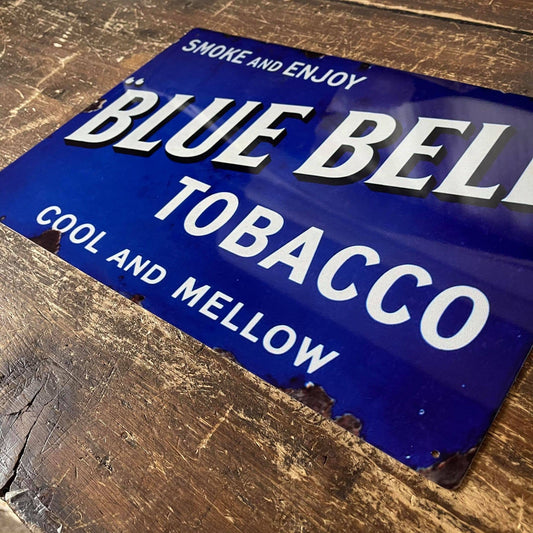 Blue Bell Tobacco | Metal Advertising Wall Sign