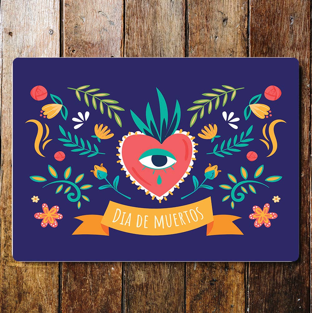 Day of the Dead (D’a de Muertos) Art | Metal Sign Plaque