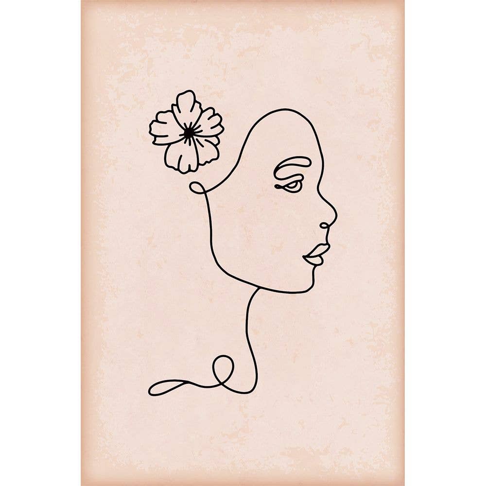 Metal Sign Line Lady Collection set Plaque 8