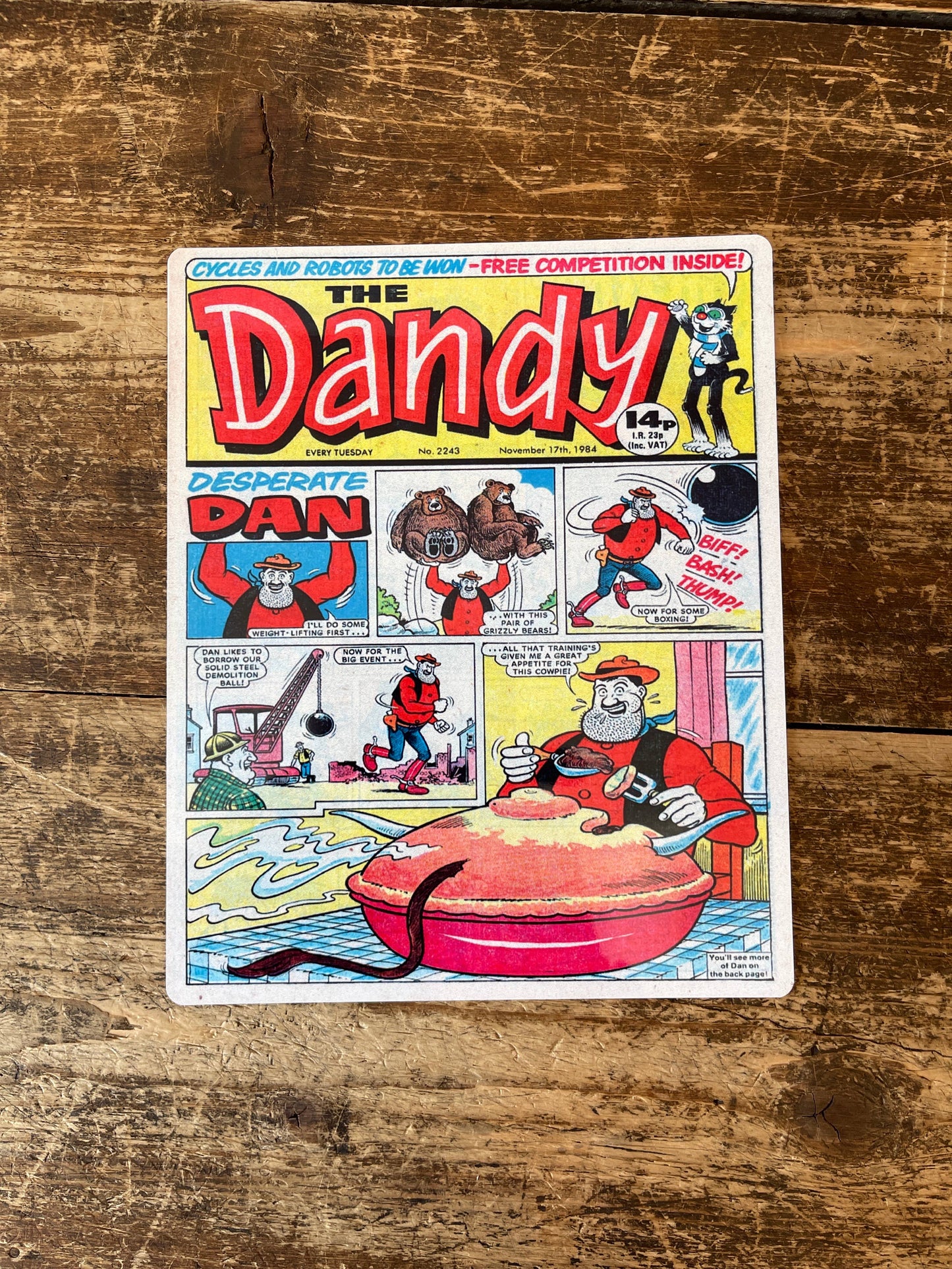 Dandy Desperate Dan Comic Cover | Metal Sign
