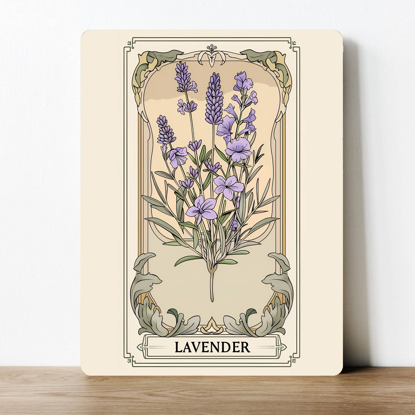 Lavender Flower Floral Vintage | Metal Sign Plaque