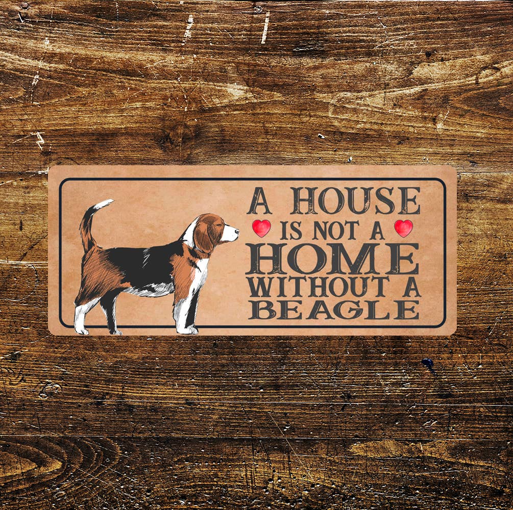 beagle Dog | Metal Sign Plaque