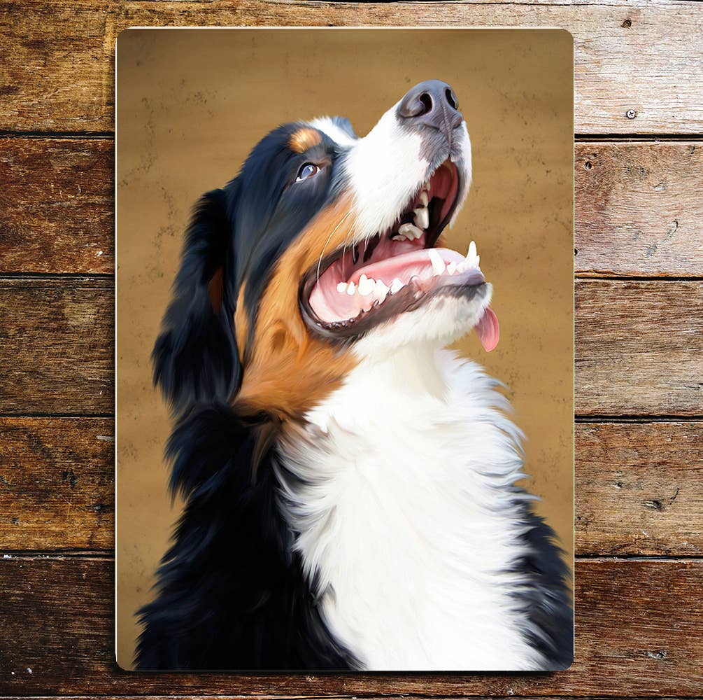 Bernese Mountain Dog | Metal Sign Plaque