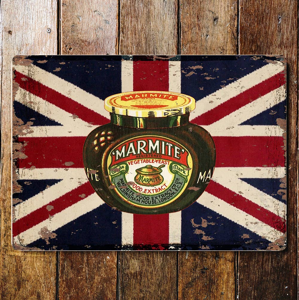 Vintage Marmite Best Of British Art | Metal Sign Plaque