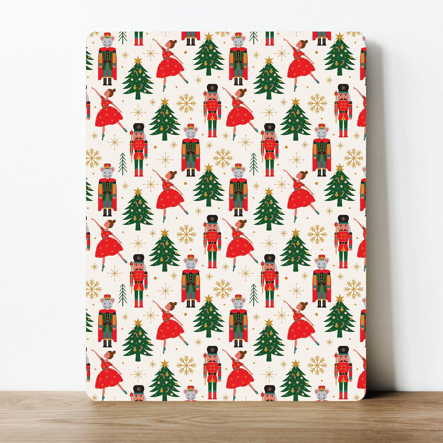 Nutcracker Christmas Ballet Presents | Metal Sign Plaque