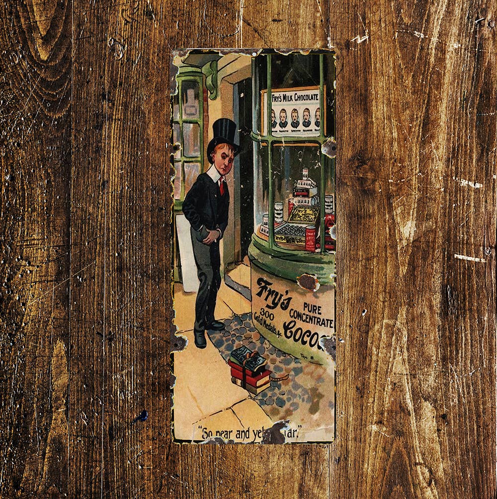 Vintage Cocoa Advertisement Kitchen Art | Metal Sign