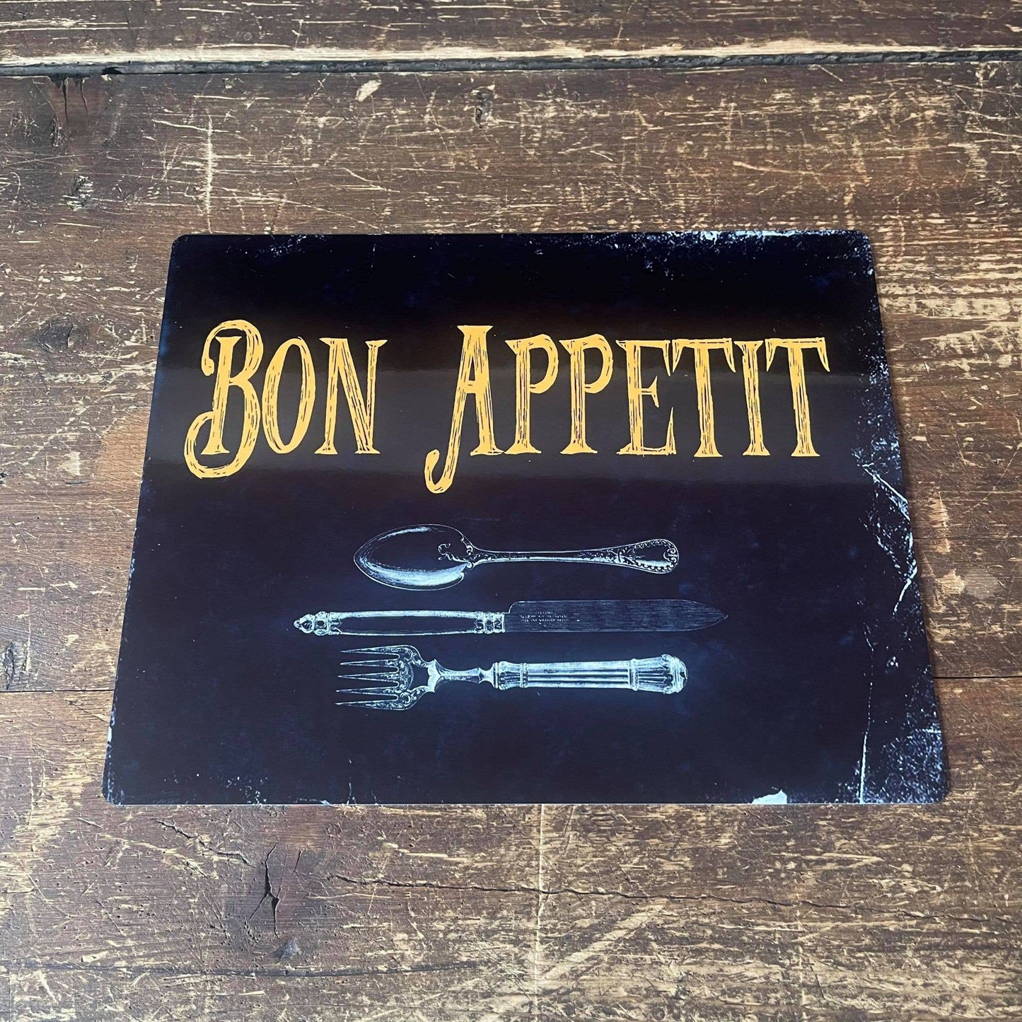 Bon Appetit Kitchen | Metal Humour Wall Sign