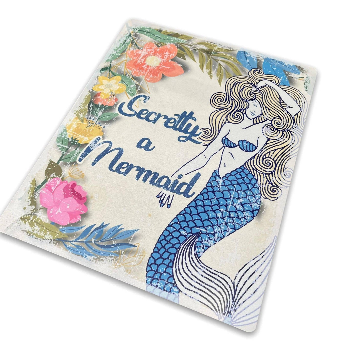 Secretly a Mermaid Tin Sign Metal Sign Plaque