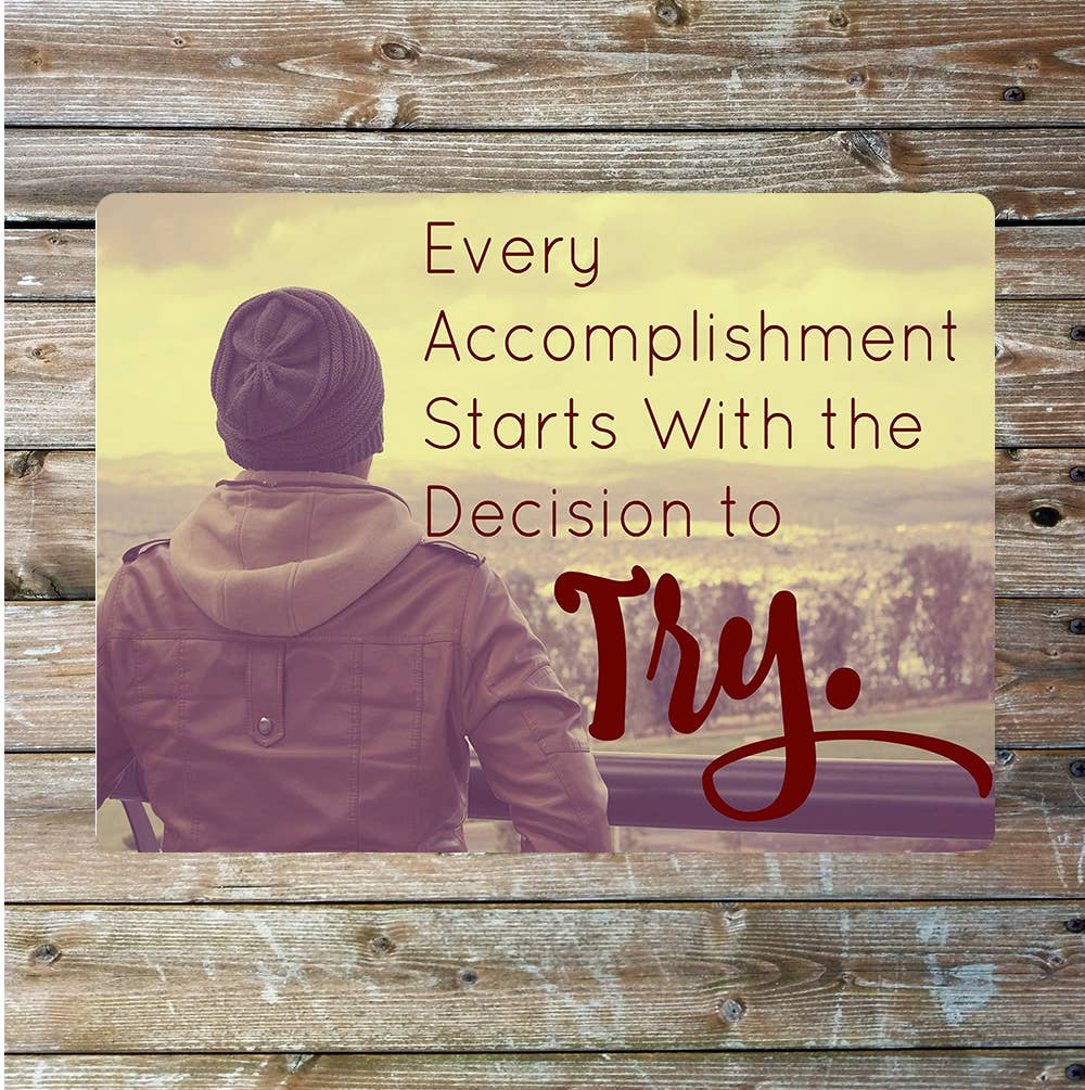 Motivational | Metal Sign Plaque