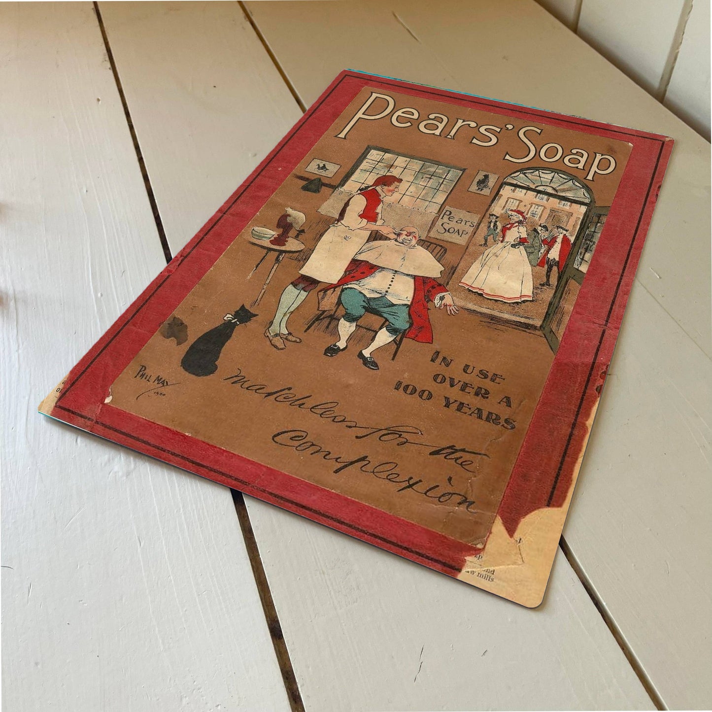 Pears Soap Barbour Shave Metal Wall Sign