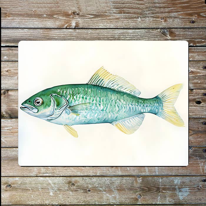 Shad Fish | Farm Farmhouse | Metal Sign Plaque