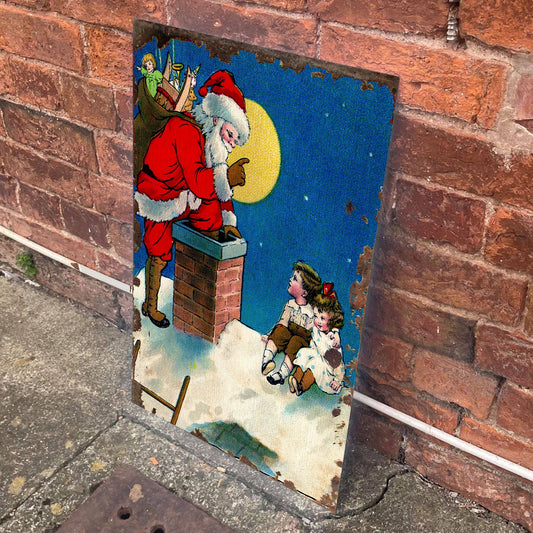 Spaniel Dog Drawing Metal Wall Sign Plaque