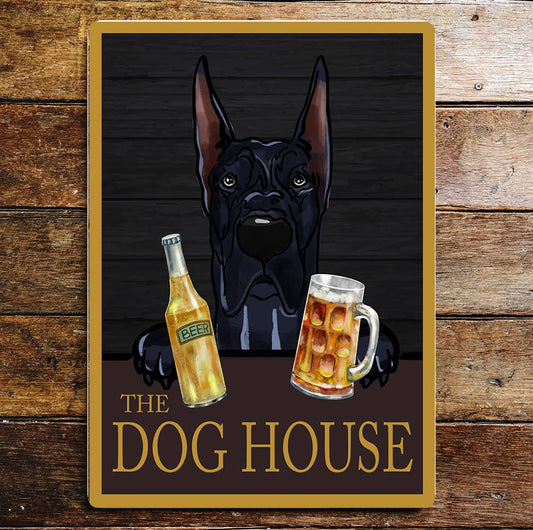 THE DOG HOUSE ANY DOG pub bar Custom Metal Sign