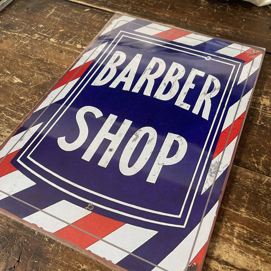 Barber Shop Everyone One own business | Metal Sign