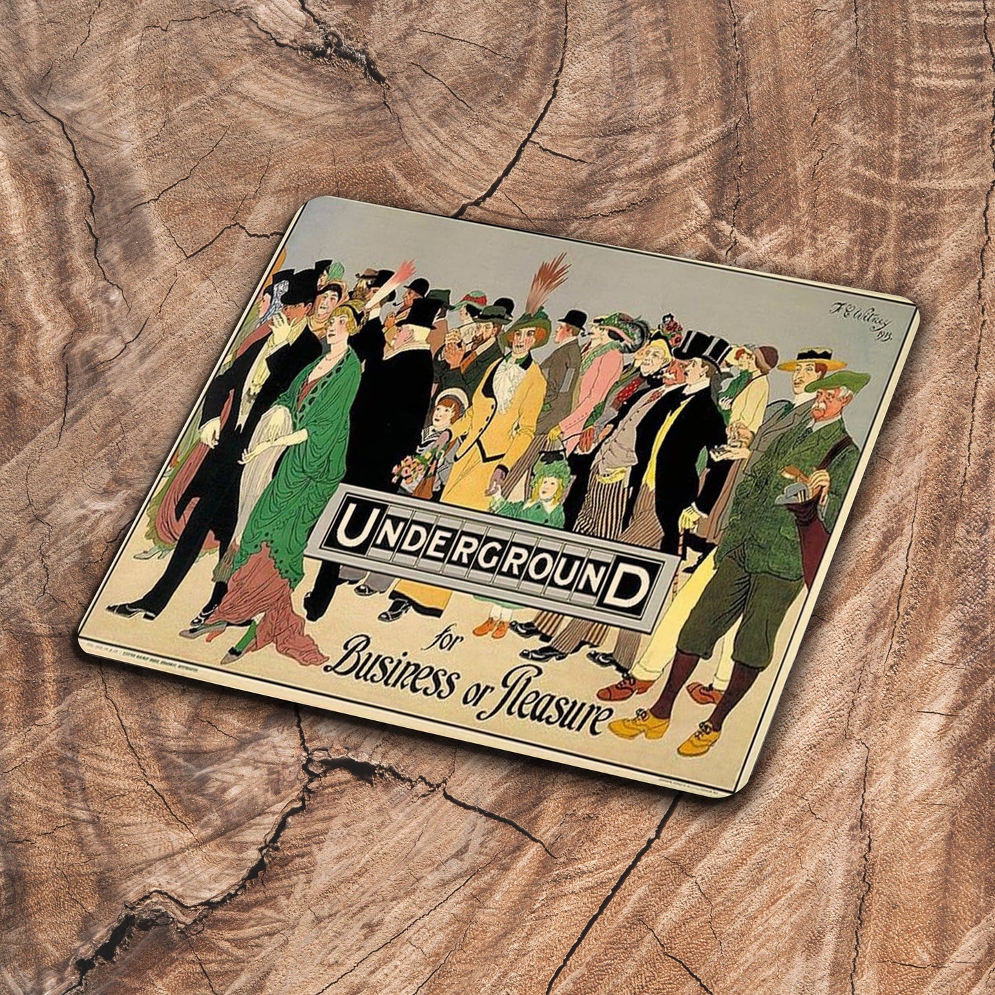 Underground For Business or Pleasure | Metal Sign
