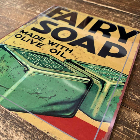 Fairy Soap | Metal Vintage style | Metal Sign Plaque