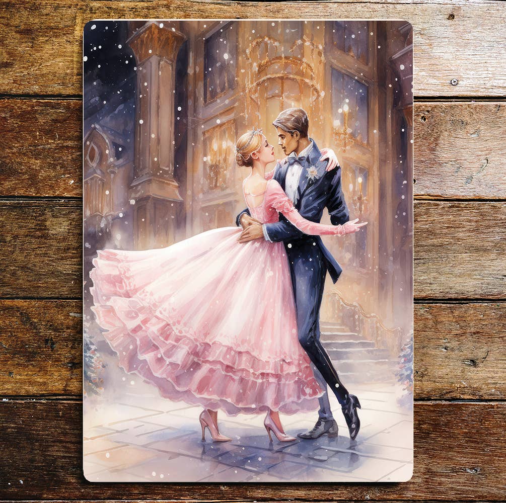 Romance Pink Art Metal Sign Plaque