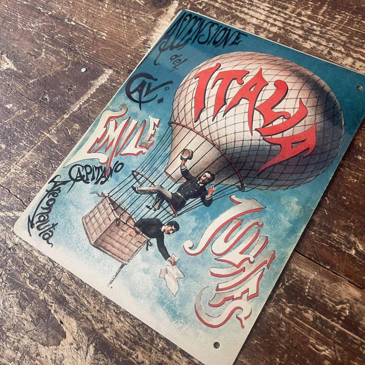 Smoke Robin Metal Advertising Wall Sign