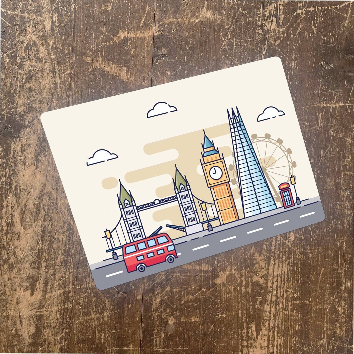 London Cityscape | Metal Advertising Wall Sign