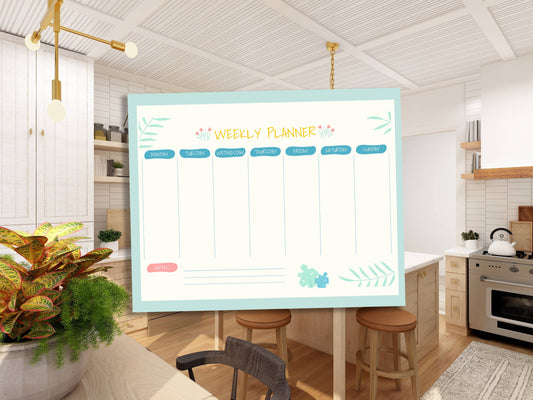 Weekly Planner Board Dry Wipe Whiteboard To Do List Notes