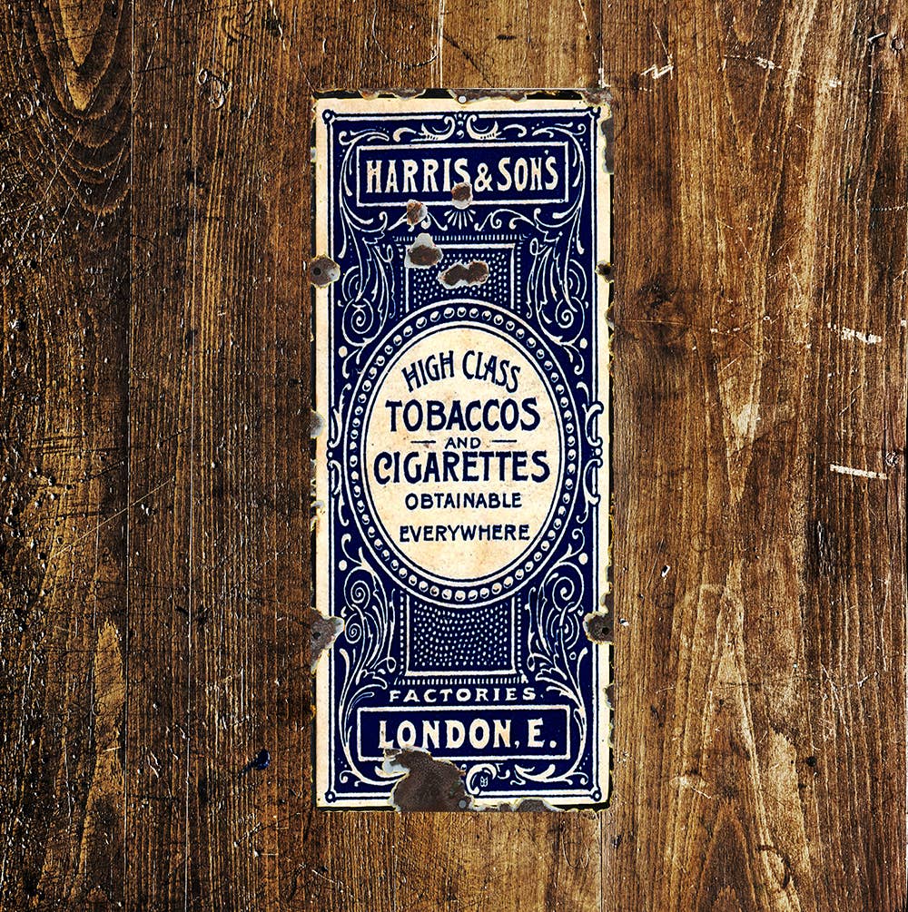 Tobacco Cigarette Vintage Advertisement Art | Metal Sign
