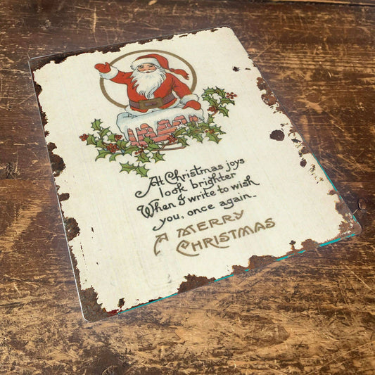 A Christmas joy Poem | Metal Vintage Wall Sign