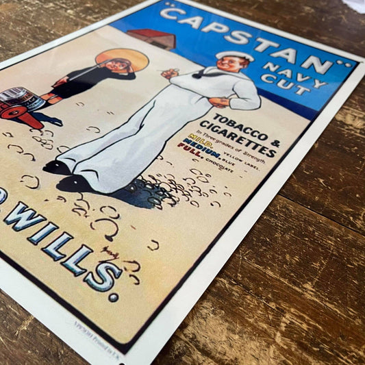 Capstan Navy Cut Tobacco & Cigarettes | Metal Sign