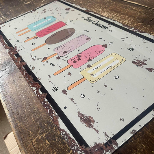 Ice Cream | Metal Sign