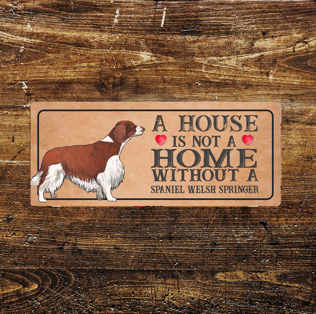 Spaniel welsh springer Dog | Metal Sign Plaque