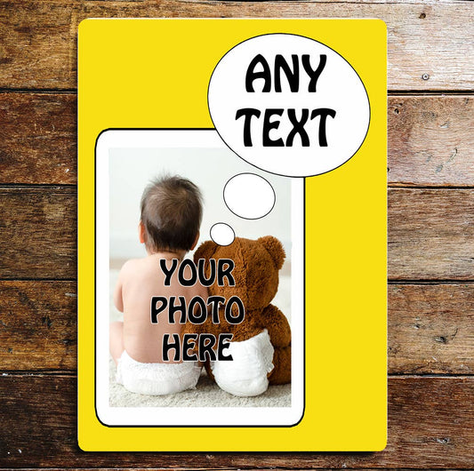 Personalised Photo Superhero Metal Sign