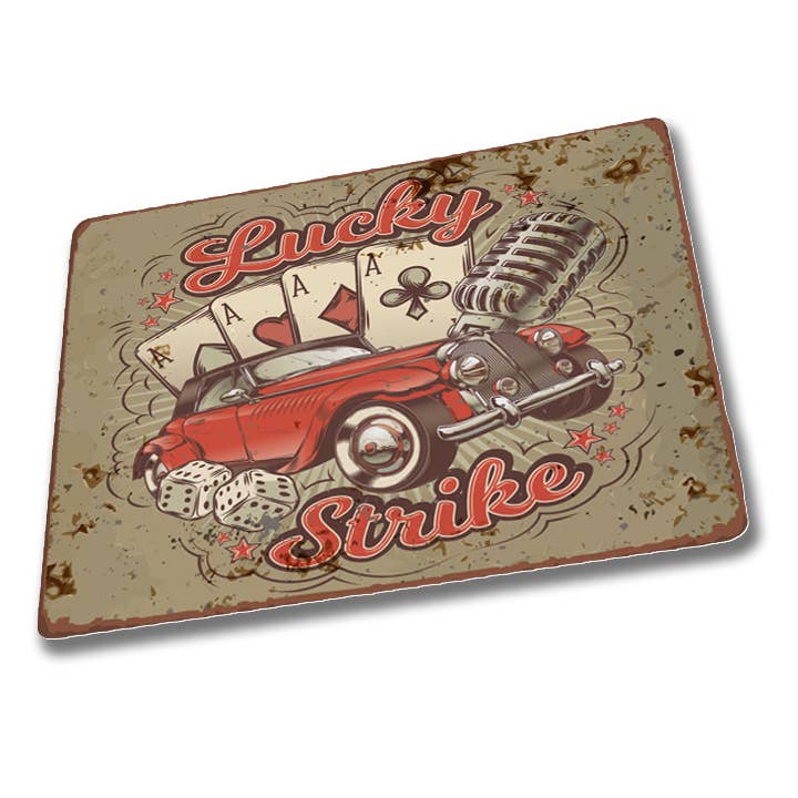 Lucky Strike Casino Las Vegas | Metal Retro Wall Sign