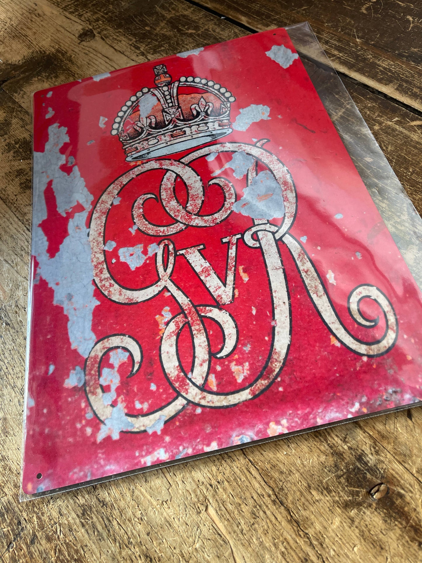 George V Royal | Metal Vintage style | Metal Sign Plaque