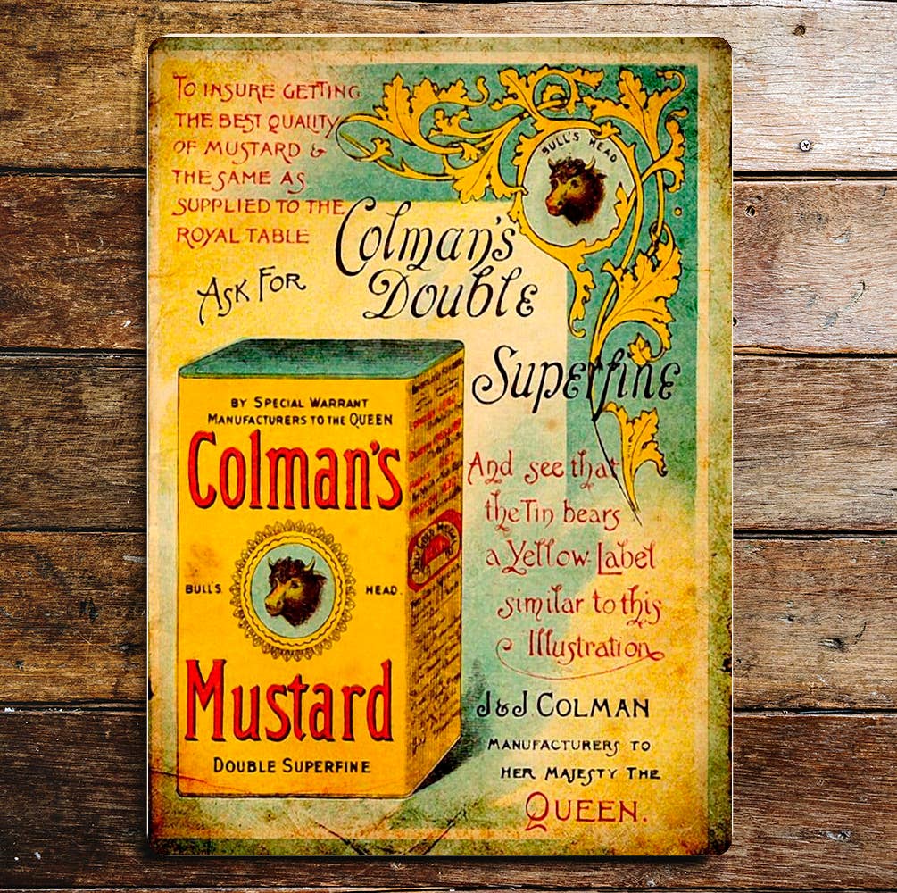 Colmans Mustard Superfine | Metal Sign