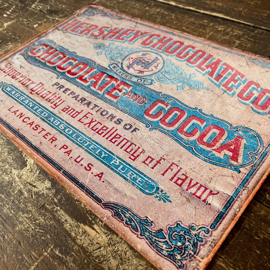 Hershey Chocolate and Cocoa | Metal Advertising Wall Sign