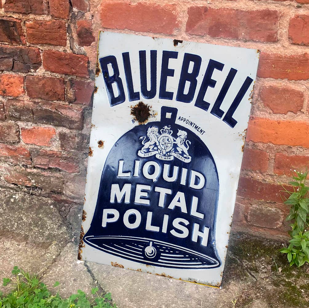 Bluebell Liquid | Metal Polish | Metal Sign Plaque